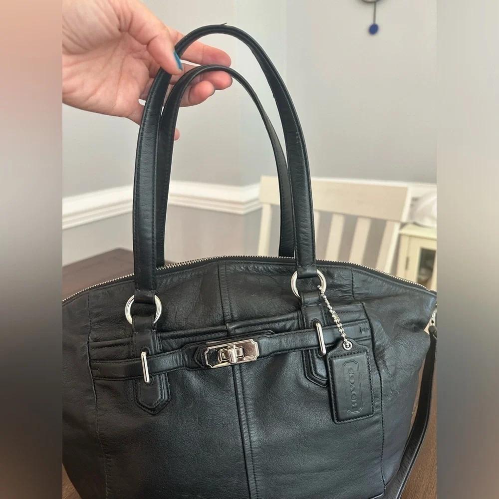 Coach leather satchel